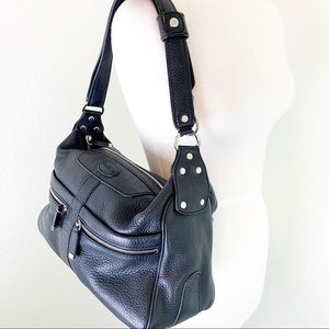 Tod’s Vintage Black Leather Shoulder Bag